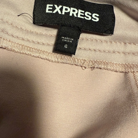 EXPRESS Blush Lace-Up Mini Skirt - Picture 6 of 6